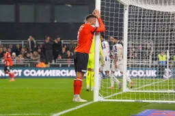 Carlton Morris looks very frustrated with life