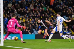 Reece Burke goes close but no cigar