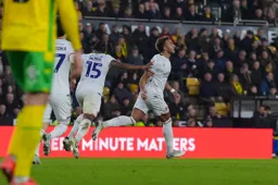 Jacob Brown wheels away after putting the Town on level terms