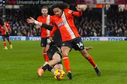 Tahith Chong gets down the wing