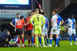Liam Walsh shown the red card