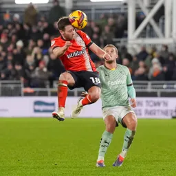 Jordan Clark looks to have burst the ball
