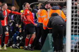 Carlton Morris celebrates