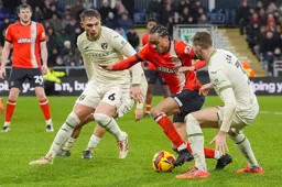 Tahith Chong showing determination