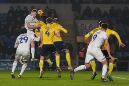 Mark McGuinness heads towards goal