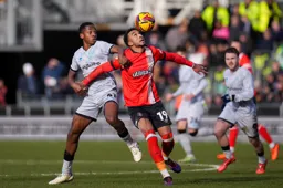 Jacob Brown keeps his eyes on the ball
