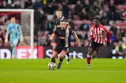 Jordan Clark looks for an opening