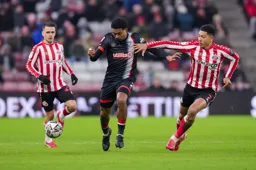 Reuell Walters moves forward with the ball