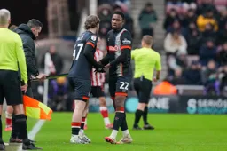 Josh Bowler and Lamine Fanne change places