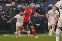 Lasse Nordas keeps a close eye on the ball