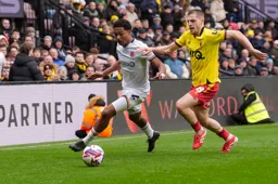 Reuell Walters advances down the wing