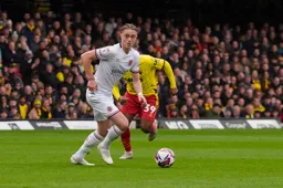 Thelo Aasgaard looks for an opening