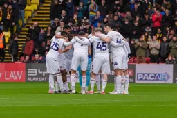 Pre-match huddle