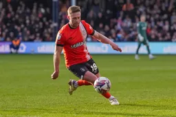 Jordan Clark in control of the midfield