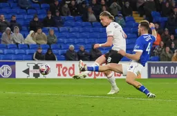 Thelo Aasgaard nets the Town's second