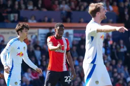 Lamine Fanne indicates where he wants the ball