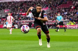 Carlton Morris on a determined run