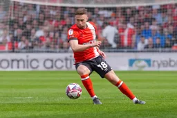 Jordan Clark looks to get the Town moving forward