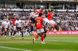 Carlton Morris rises highest