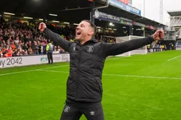 A jubilant Matt Bloomfield