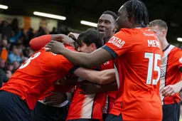 Goalscorer Jordan Clark is in there somewhere