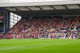 The Luton support