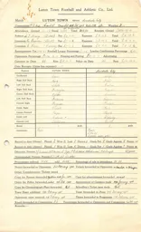 Manchester City H 12.2.1938 Match Paperwork