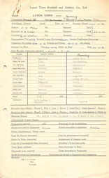 Barnsley H 2.11.1946 Match Paperwork