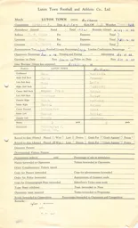 Fulham H 4.1.1947 Match Paperwork