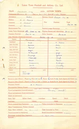 Manchester City A 4.4.1947 Match Paperwork & Correspondence
