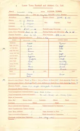 Leicester City A 3.5.1947 Match Paperwork