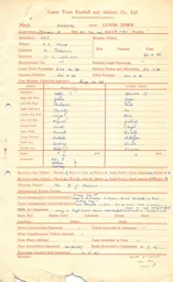 Barnsley A 11.5.1947 Match Paperwork & Correspondence