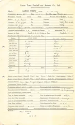 Leicester City H 17.9.1947 Match Paperwork