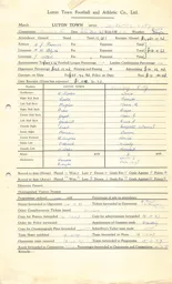 Coventry City H 20.12.1947 Match Paperwork