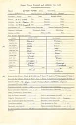 Millwall H 20.3.1948 Match Paperwork