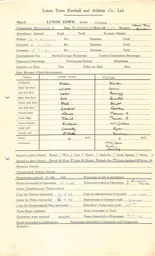 Fulham H 26.3.1948 Match Paperwork