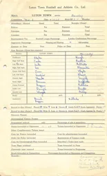 Barnsley H 14.4.1948 Match Paperwork