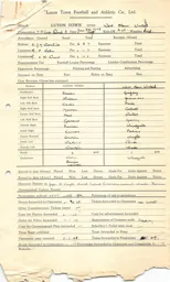 West Ham H 8.1.1949 Match Paperwork & Correspondence