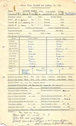Leicester City H 12.2.1949 Match Paperwork & Correspondence
