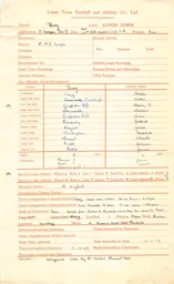 Bury FC A 15.10.1949 Match Paperwork & Correspondence