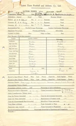 Grimsby Town H 7.1.1950 Match Paperwork & Correspondence