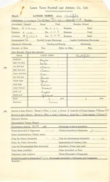 Chesterfield H 29.4.1950 Match Paperwork