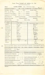 Leicester City H 4.11.1950 Match Paperwork