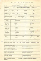 Bristol Rovers H 27.1.1951 Match Paperwork & Correspondence