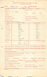 Cardiff City A 1.12.1951 Match Paperwork & Correspondence