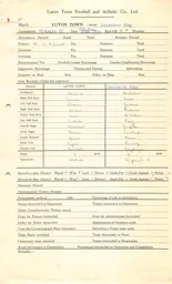 Leicester City H 29.12.1951 Match Paperwork