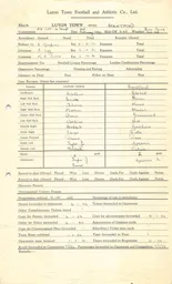 Brentford H 2.2.1952 Match Paperwork & Correspondence