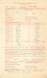 Plymouth Argyle A 23.8.1952 Match Paperwork & Correspondence
