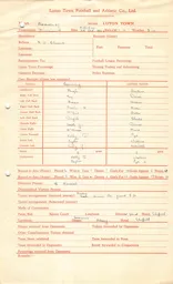 Barnsley A 25.10.1952 Match Paperwork
