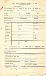 Blackburn Rovers H 10.1.1953 Match Paperwork & Correspondence